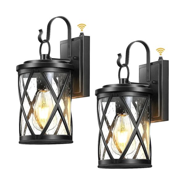 Waterproof and Durable Black Outdoor Lighting for House, Garage, and Entryway