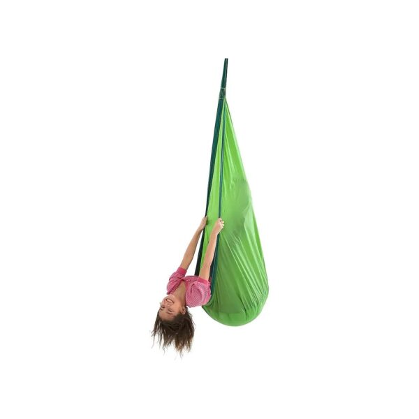 Waterproof and Durable Green Hammock Chair with Cushion and Reinforced Hanging Strap