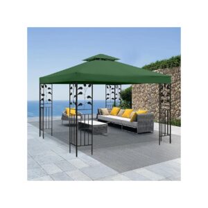 Waterproof and Dust-Resistant 10x10 Canopy Replacement Top for Outdoor Gazebos