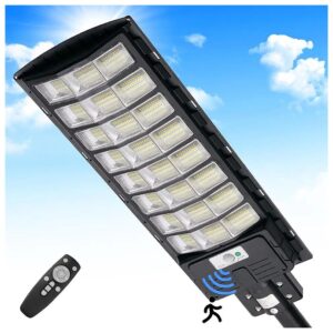 Waterproof and Shockproof 1000W LED Solar Street Light for Outdoor Yard and Garden