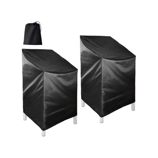 Waterproof and UV-Resistant, 25"L x 25"W x 47"H, 2 Pack