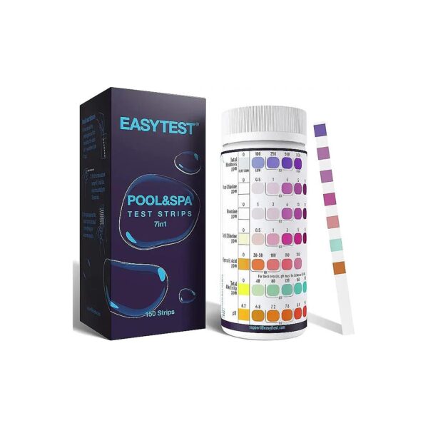 Way Pool Water Testing Kit with Bromine, Total Alkalinity, pH, Free Chlorine, and More