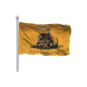 We The People Dont Tread On Me Flag 3x5 Feet Outdoor Double Printed with UV Fade Proof