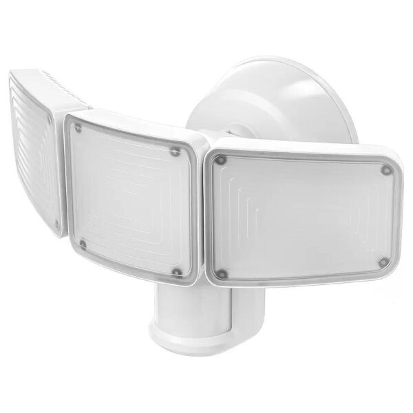 Weather Resistant LED Security Light with 5000K Daylight Temp and Dusk to Dawn Mode