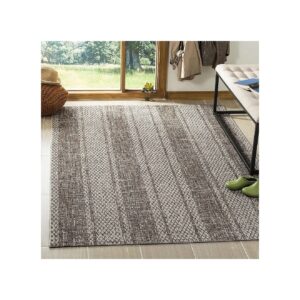 Weather and Stain Resistant 8x10 Area Rug for Patio and Backyard Decor