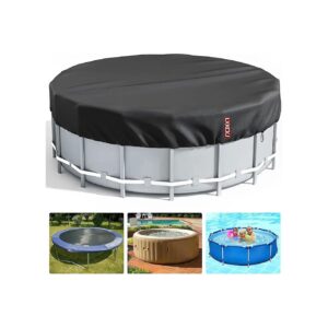 Weather-Resistant 10 Ft Round Pool Cover with Solar Heating and Premium Material