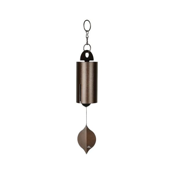 Weather-Resistant Handcrafted Wind Bell with Antique Copper Finish for Outdoor Use