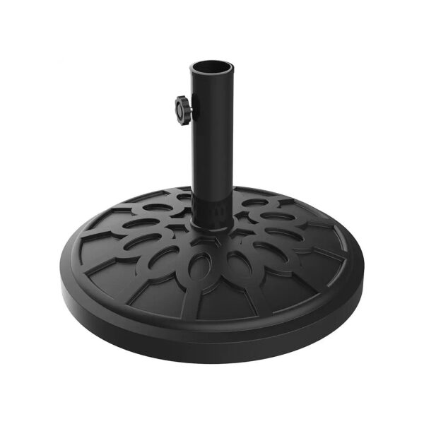 Weather-Resistant Patio Umbrella Stand with 19lbs Weighted Base