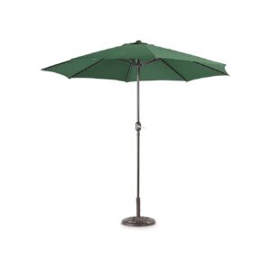 Weather-Resistant Patio Umbrella with Push-Button Tilt and Water-Repellent Fabric