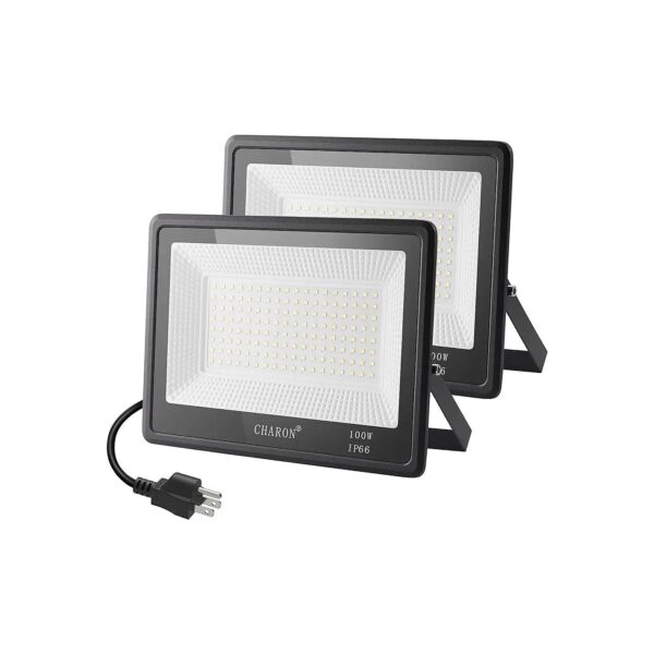 Weatherproof Climate-Resistant LED Flood Light for Yard, Parking Lot and Playground