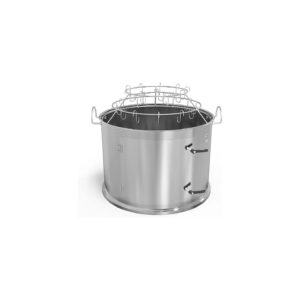 Weber Kettle Grill Smoking Attachment with Stainless Steel Frame and Charcoal Fueling