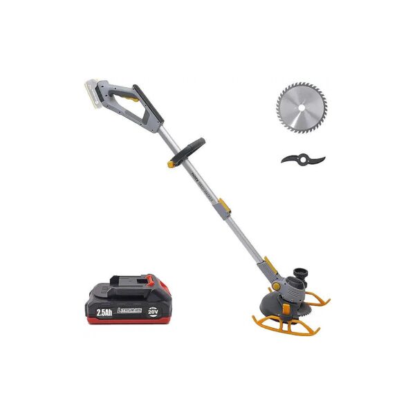 Weed Wacker with 5Ah Battery and Quick Charger for Efficient Lawn Maintenance