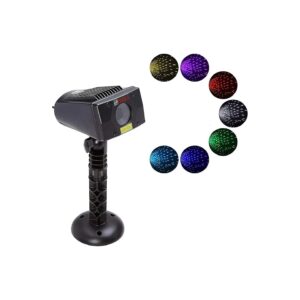 White Laser Christmas Lights with Nature's 7 Colors and Fast Speed Control