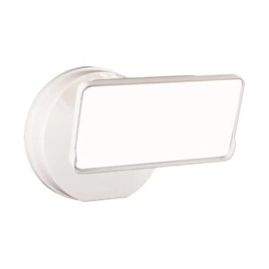 White Square Head Flood and Security Light with Switch Operated and Lumen Adjustable