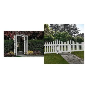 Wide Vinyl Gate and Arbor Bundle for Entire Backyard_coverage