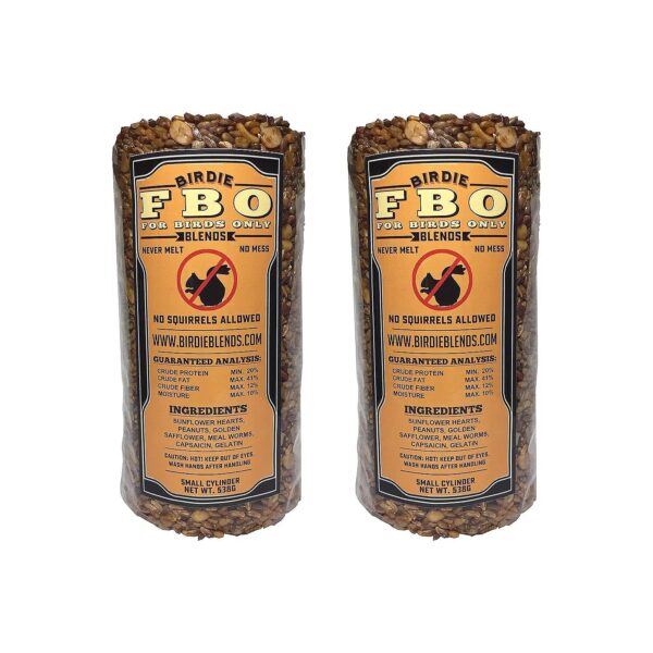 Wild Bird Seed Cylinders, 4" x 4" x 75", For Birds Only, Squirrels Don't Like It