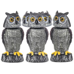 Wildlife-Friendly Owl Decoys for Garden Patio Yard Protection from Birds Squirrels