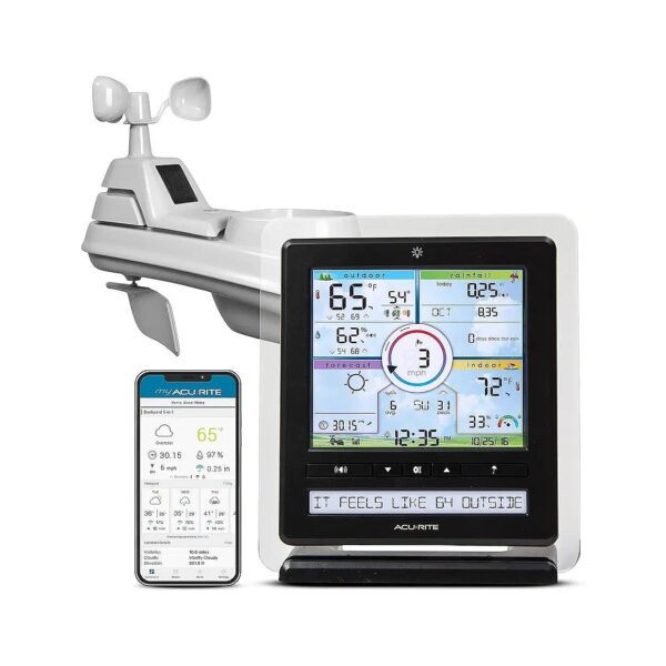 Wireless Home Weather Station with Real-Time Conditions and Remote Monitoring