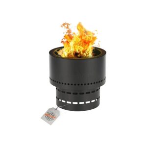 Wood Pellet Fire Pit for Indoor or Outdoor Use with Flame Genie Technology