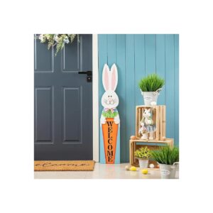 Wooden Bunny Porch Sign, 42" H