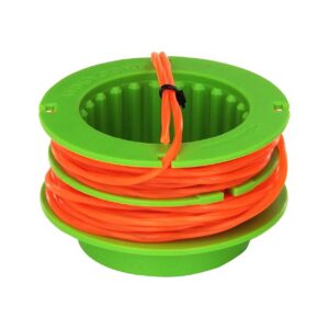 Wound Spool with Twisted Nylon Line for 15-Inch String Trimmer Line Advancements