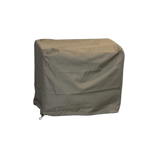 XL Tan Generator Cover for Wet Weather Protection with Adjustable Cord Fit