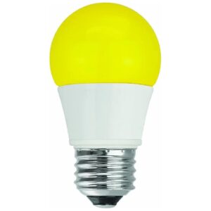 Yellow LED Light Bulb A15 5W Small A15 Shape Size