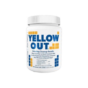 Yellow Pool Algae Treatment Solution Chlorine Shock Enhancer 2 Lbs