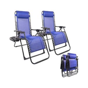 Zero Gravity Reclining Chair with Folding Design for Easy Storage and Transportation