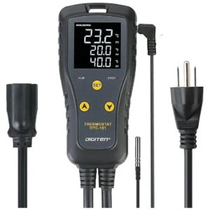 and-Play Digital Temperature Controller for Greenhouses, Reptiles, and More