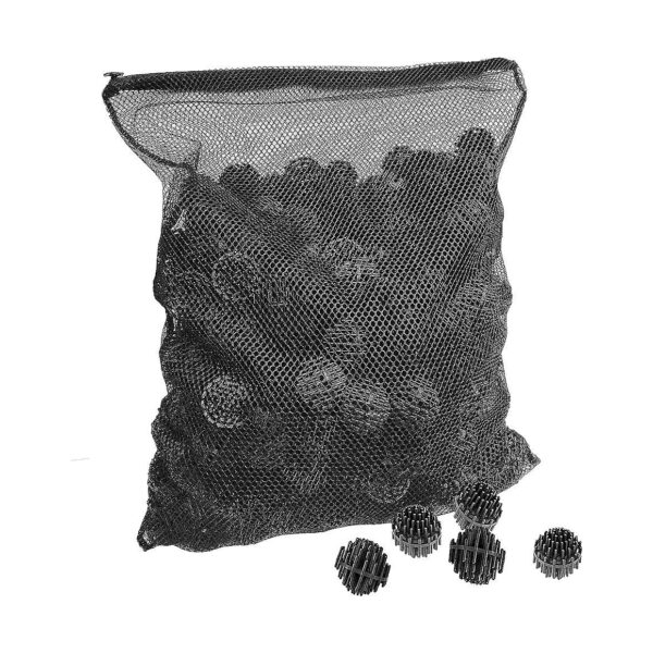 count Large Bio Balls for Pond Filter, Aquarium Filter, and Outdoor Ponds with Mesh Bag