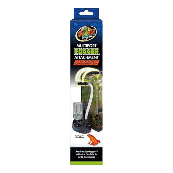 in-1 Zoo Med Reptile Fogger Splitter with Adjustable Hose Length