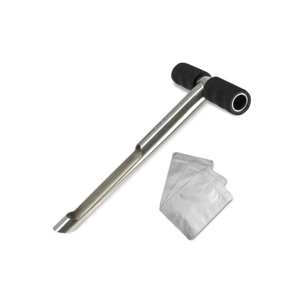 s 12" Soil Sample Probe Rod with Small Soil Bags for Accurate Testing